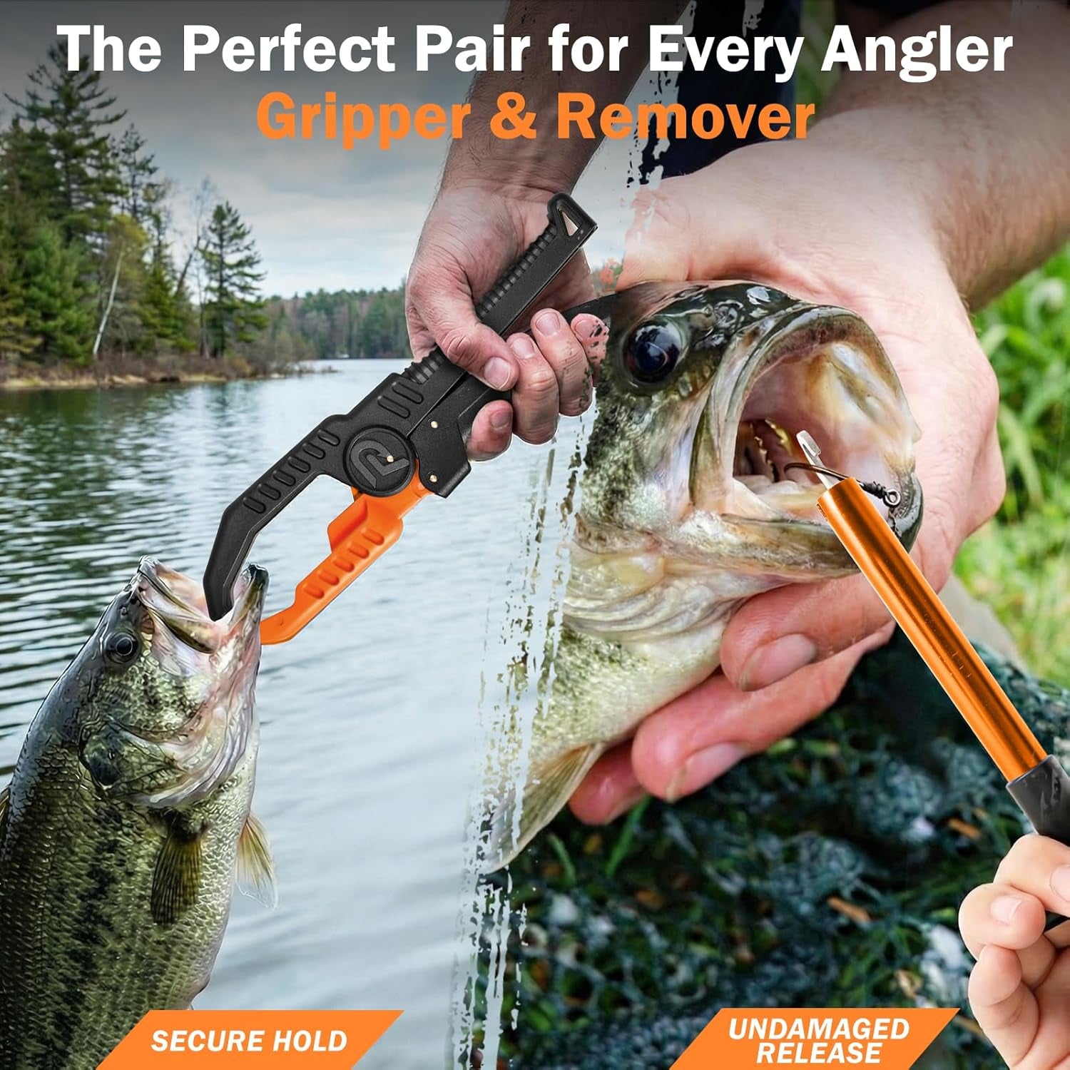 Fishing Gear, Fishing Backpack with Fishing Rod, Tackle Box, Waterproof Tackle Backpack with Rod Holders,Lures, Tools, Pliers & Accessories, Fish Gifts for Men